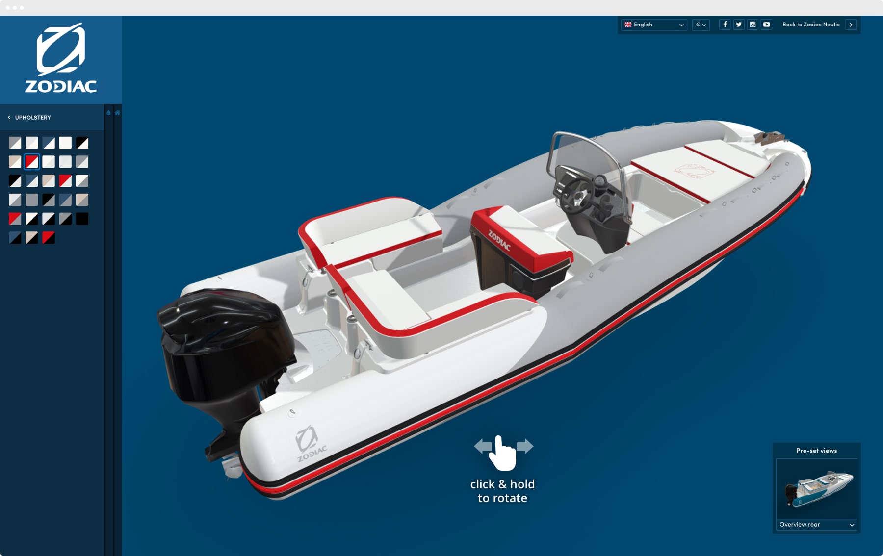 Zodica configurator